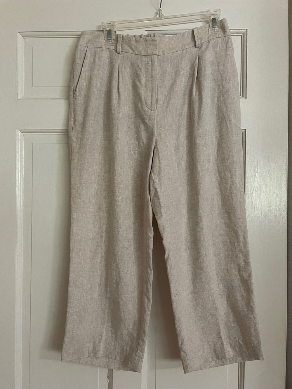 Talbots 8p linen pants